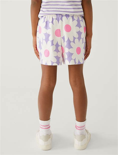 Buy Pure Cotton Daisy Shorts at Marks & Spencer