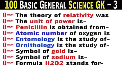 General Science Basic 的图像结果
