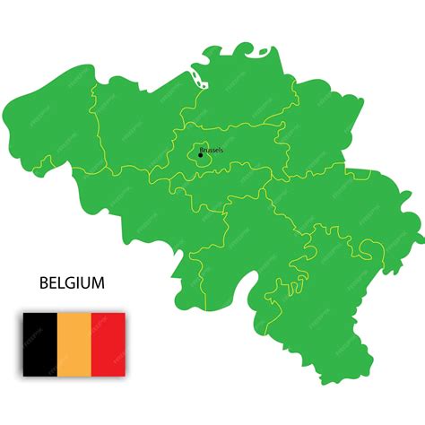 Belgium Europe Map