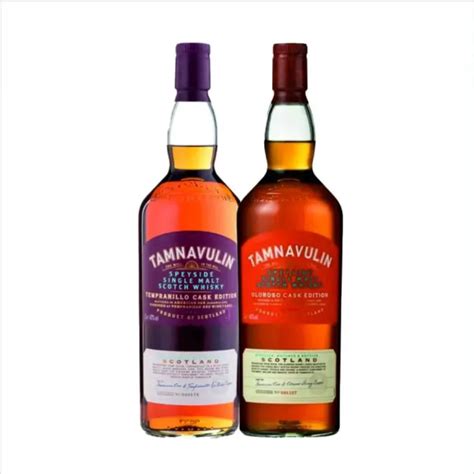 Tamnavulin Speyside Malt Tempranillo Cask and Tamnavulin Olorosso cask 2x1L
