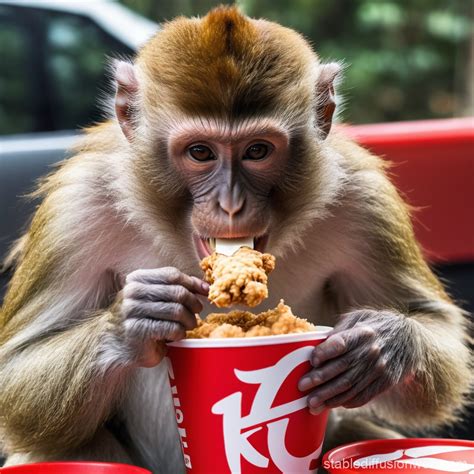 kfc monkey eating watermelon with a kool aid Prompts | Stable Diffusion ...