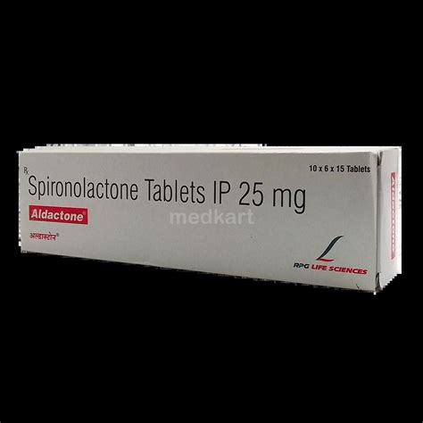ALDACTONE 25MG TABLET 15'S Price, Uses, Side Effects & Substitutes ...