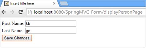 Spring MVC Form Text Field 的图像结果