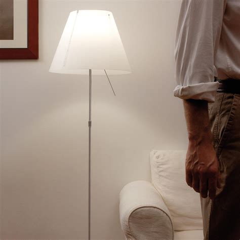 Luceplan Costanza Terra Floor Lamp Telescope/Dimmer | AmbienteDirect