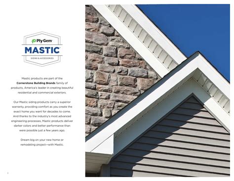 Mastic by Ply Gem, Catalogs, Mastic Vinyl Soffit | ARCAT