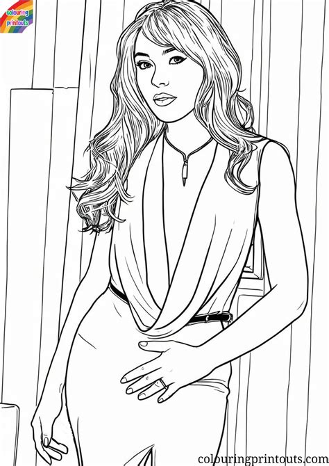 Sabrina Carpenter Coloring Pages (Free Printables)