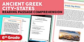 6th Gr War and Conflict in Ancient Greece Reading Comp