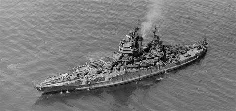 USS New Mexico Battleship in the Water