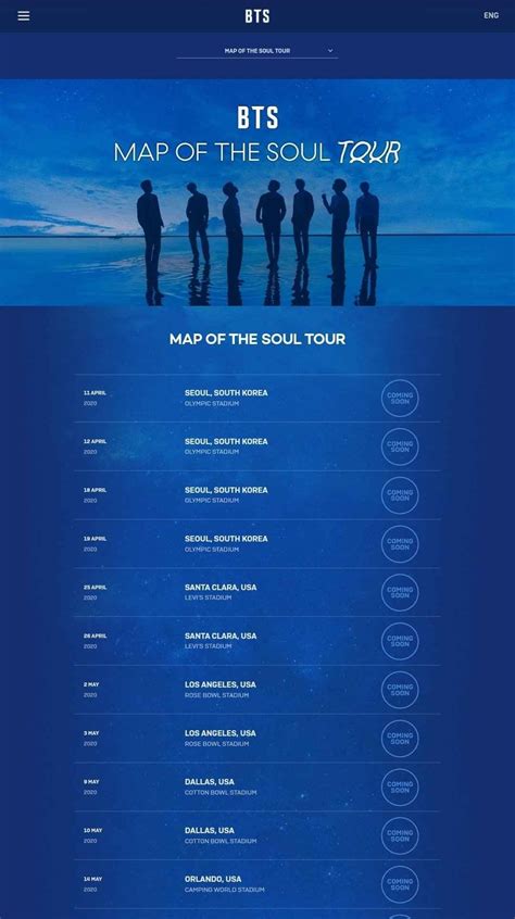 BTS Map of the Soul Tour Dates, details, tickets, Schedule, Timings, Presale, Registration ...