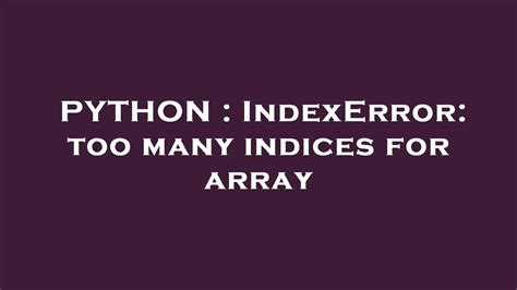 Image result for IndexError Python