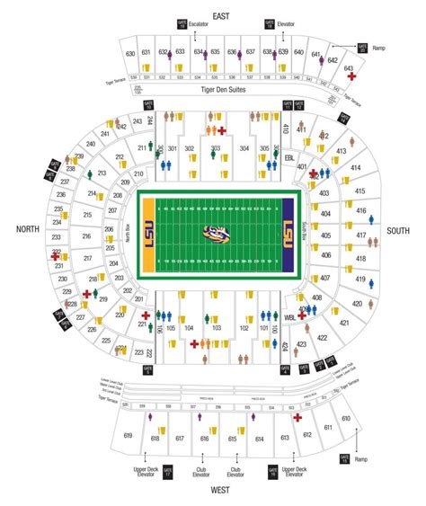 Image result for LSU Football Seating Chart