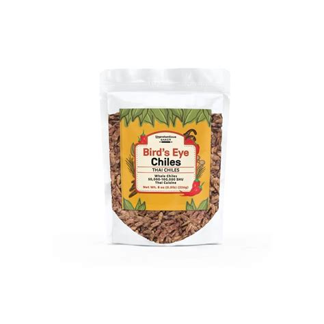 Unpretentious Whole Bird's Eye Chiles, 8oz, Thai India | Ubuy