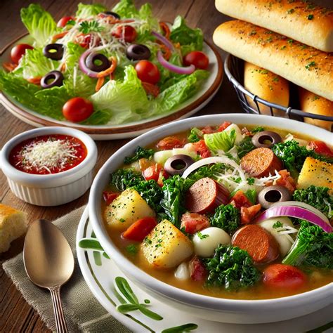 Olive Garden-Inspired Soup, Salad, and Breadsticks: A Delicious Trio ...