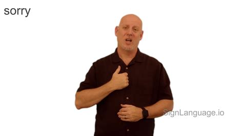 Image result for Sorry Sign Language