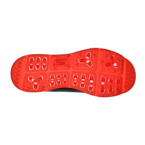 Skechers Elite 5 GF MD Spikeless Waterproof Golf Shoes - Black/Red ...
