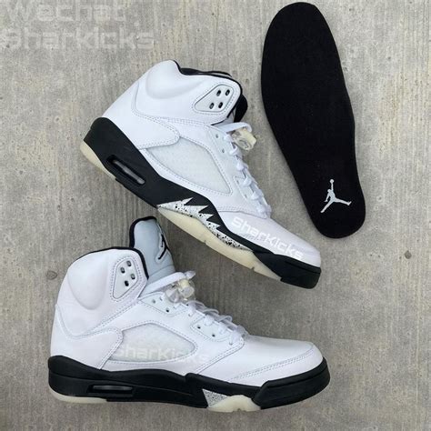 Air Jordan 5 White Black DD0587-110
