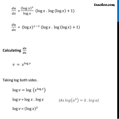 Image result for Log Derivative Formula