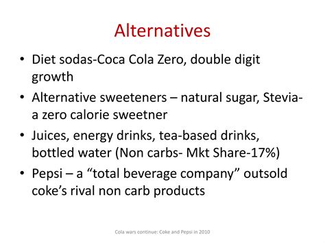 Cola Wars Continue: Coke and Pepsi in 2010 | PPTX