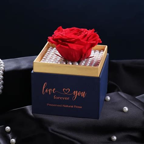 FlowerAura Love Theme Special Romantic Forever Real Preserved Rose ...