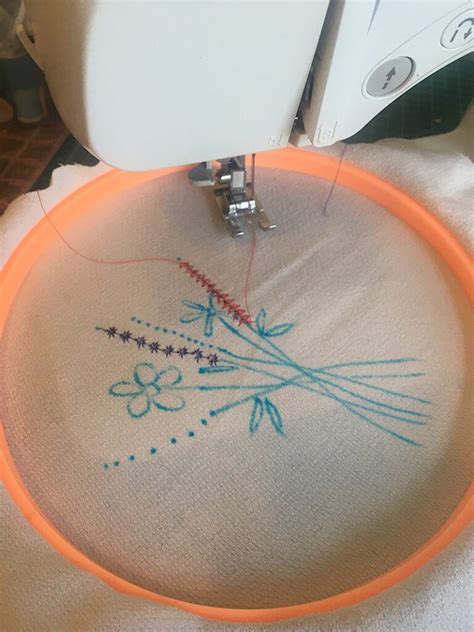 Image result for How to Embroider Using a Normal Sewing Machine