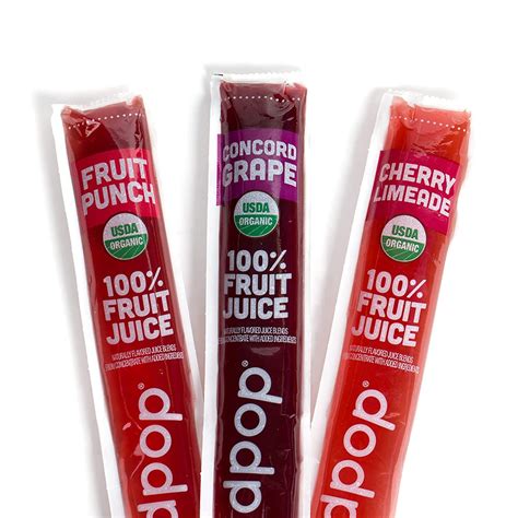GoodPop Organic Freezer Pops - 100% Juice, No Added Sugar - 20ct