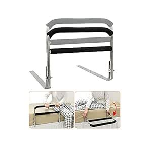 Bed Rail for Elderly Safety Foldable Bed Railing Guard Fall Prevention ...