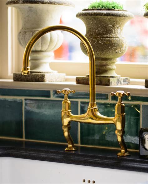 Found the perfectly aged brass kitchen faucet – Artofit