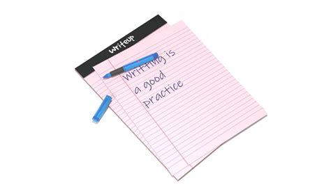 Writeup Pad A4 Writing Office Pads Premium 70 GSM Paper 100 Pages. (21 ...