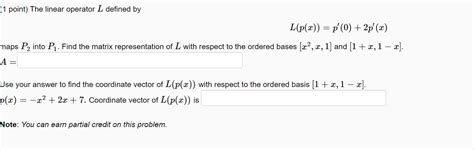 Image result for Linear Operator Examples