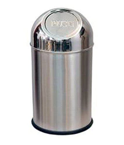 King International Press-Top Push Dustbin Table Top for Kitchen, (5"X8 ...