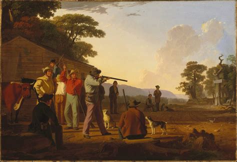 Shooting for the Beef (1850) by George Caleb Bingham – Artchive