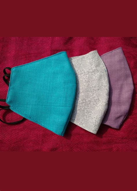 Get Set of 3 Masks - Floral & Self Textured at ₹ 350 | LBB Shop
