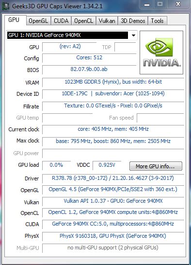 NVIDIA GeForce 940MX 2GB DDR3: мобильный gameplay в 20 играх при Full HD