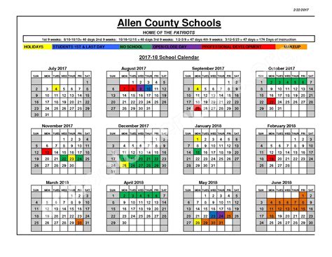 Allen County School District Calendars - Scottsville, KY