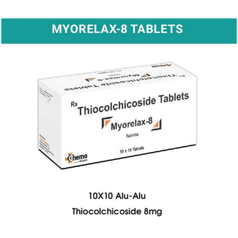 MYORELAX-8 Tablets Chemo Biological