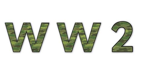 World War 2 Display Lettering | WW2 Class Displays