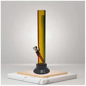 Buy METIER® Bong 9 inch bongsmoke Acrylic(Plastic) Unique Cylinder ...
