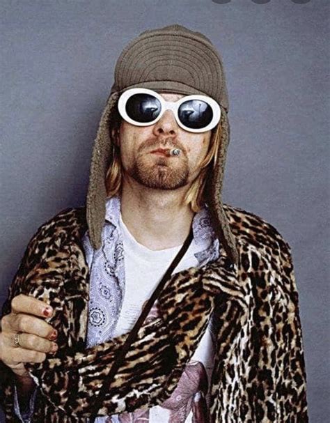 Clout Goggles White Vintage Cool Glasses Kurt Cobain Oval Rapper Bold ...