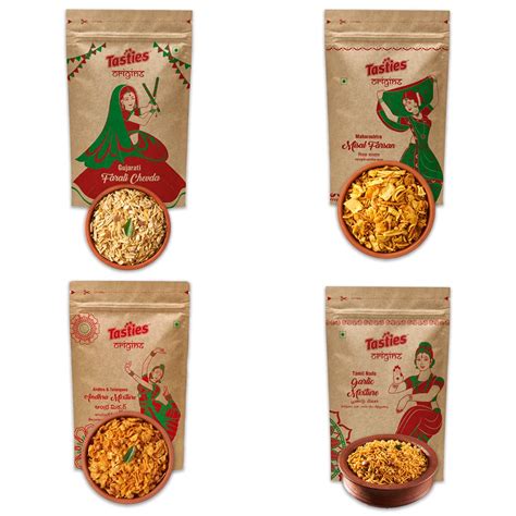 Tasties Origins Authentic Authentic Indian Mixture Regional Snacks ...