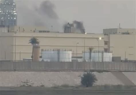 Smoke seen rising from US embassy in Baghdad