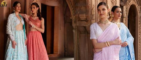 Ada Lucknowi Hand Embroidered Chikankari Straight Georgette Kurti Kurta ...