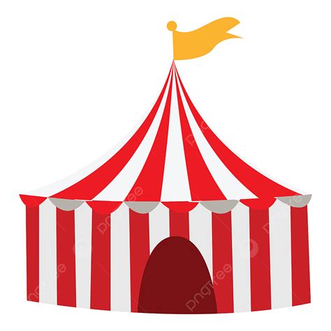 Circus Tent Clipart Transparent PNG Hd, Circus Tent Illustration Vector ...