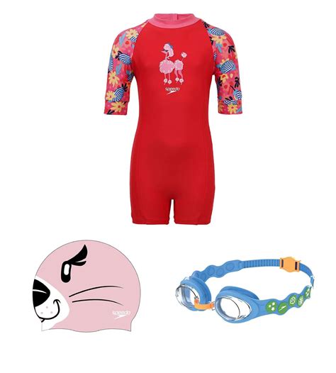 Buy Swimming Kit for Girls - Goggles, Cap & Legsuit – Speedo India