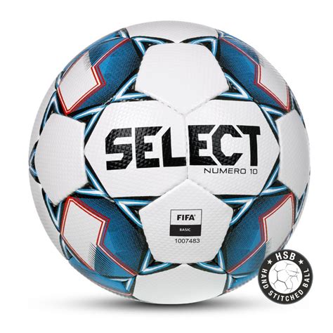Select Numero 10 v22 Voetbal Maat 5 Wit Blauw - Voetbalshop.be