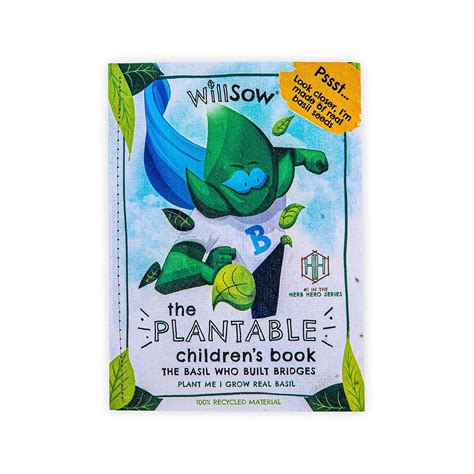 The Basil Who Built Bridges: Plantable Childrens Book (Plantable ...