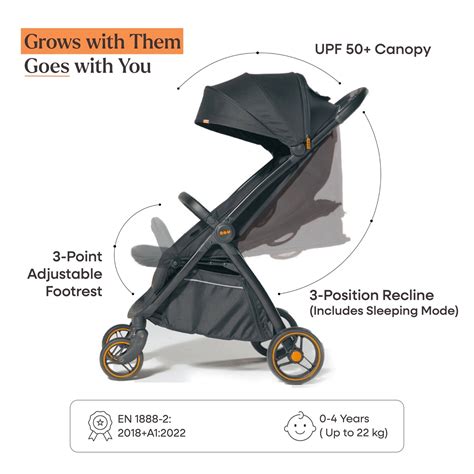 Loopie Hop | Premium Baby Stroller | 0-4 Years | Travel-Friendly