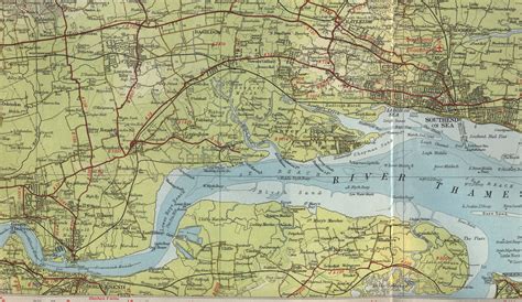 Thames Estuary Map