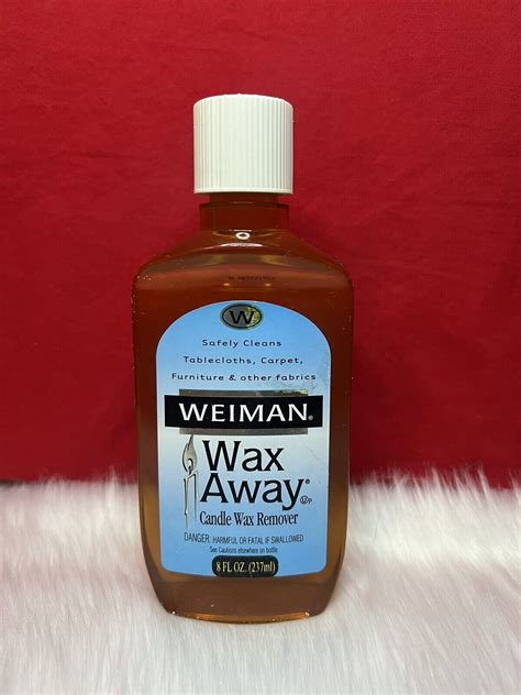 (1) Weiman Wax Away Candle Wax Remover 8 fl oz, Discontinued, HTF, NEW ...