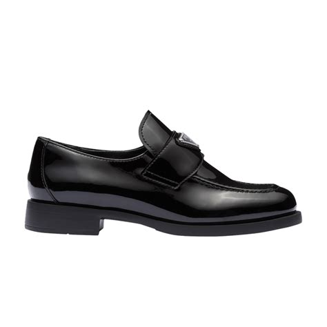 Prada Wmns Patent Leather Loafer 'black' Price in India | Culture Circle