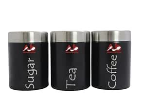 ASHOKA BARTAN Stainless Steel Kitchen Containers Set - Airtight Tea ...